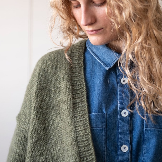 Margate Hand Knitted Cardigan from BIBICO