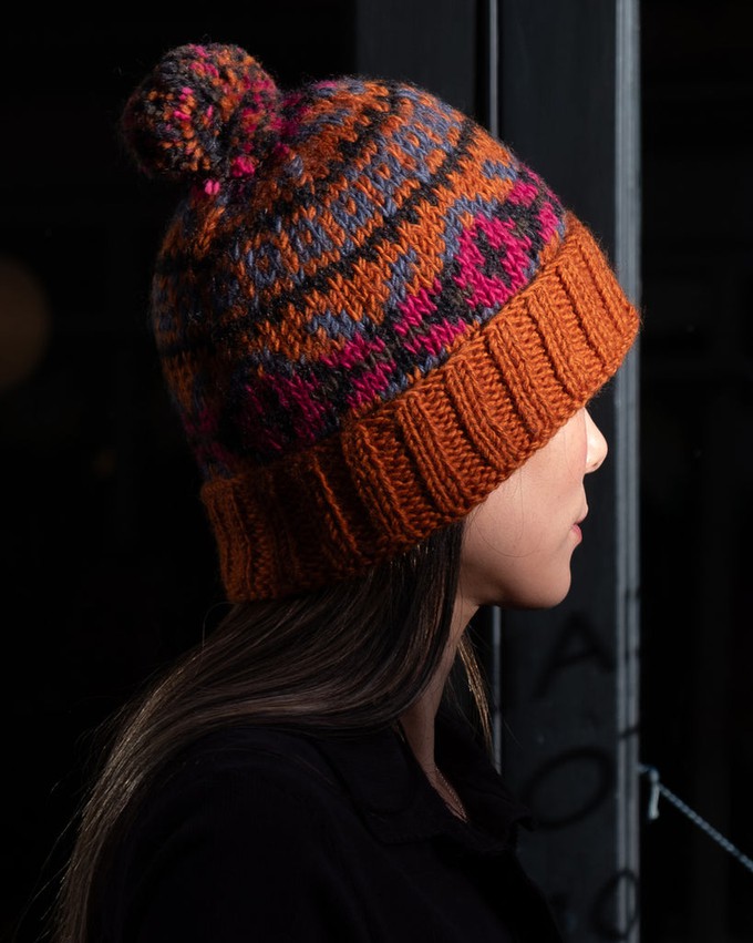 Cinnamon Bobble Hat from BIBICO