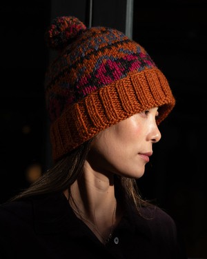 Cinnamon Bobble Hat from BIBICO