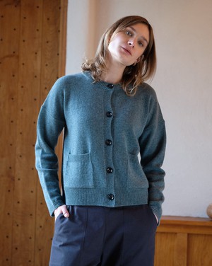 Mira Cropped Wool Cardigan from BIBICO