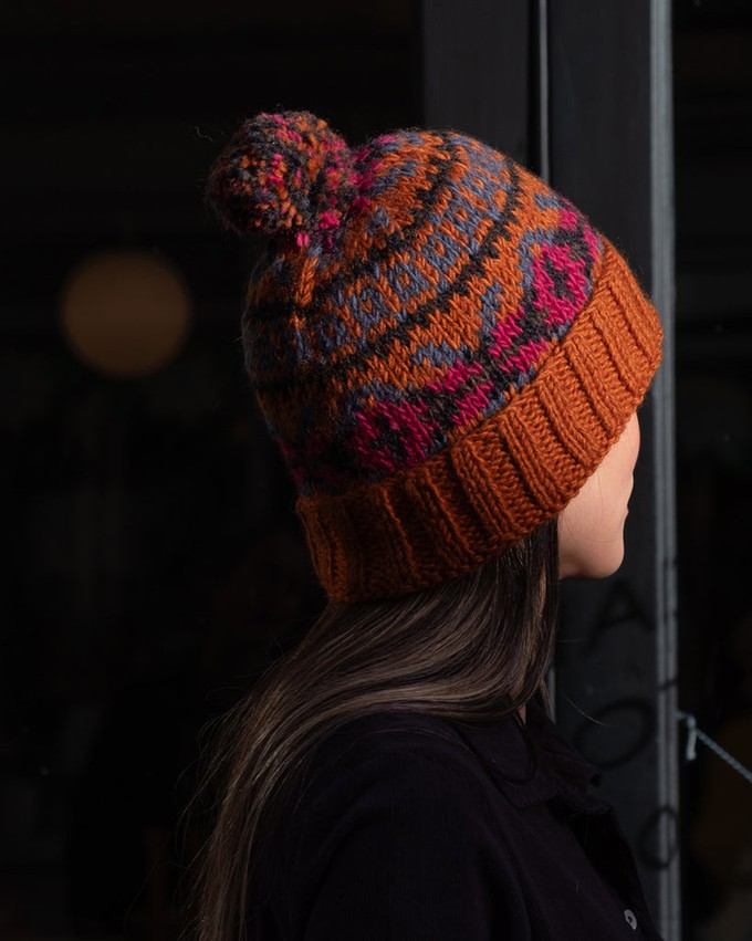 Cinnamon Bobble Hat from BIBICO