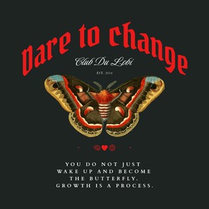 T-shirt CDL Dare to change zwart from BLL THE LABEL