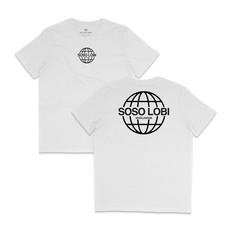 T-shirt Soso Lobi – Worldwide Wit via BLL THE LABEL