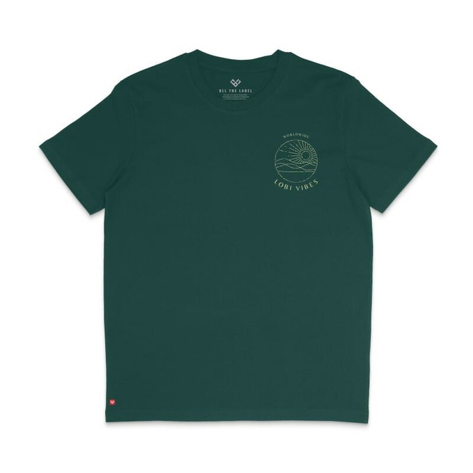 T-shirt Lobi Vibes Tunisia Glazed Green from BLL THE LABEL