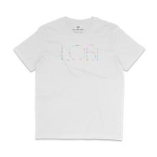 T-shirt Lobi – Stitch Wit via BLL THE LABEL