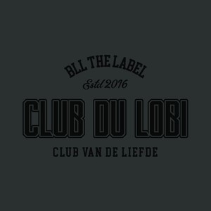 Hoodie Club Du Lobi Black on Black from BLL THE LABEL