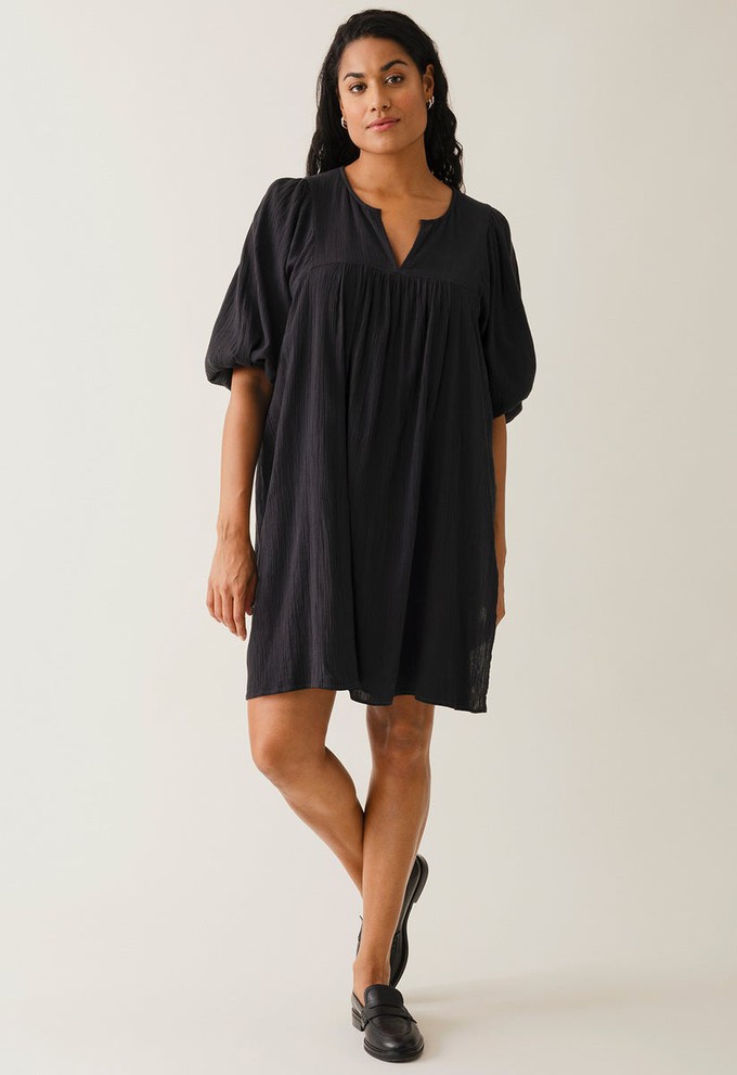 Boho maternity mini dress - Black from Boob Design