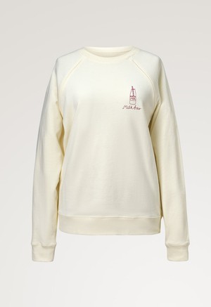 Mama sweatshirt Milk bar - Off white from Boob Design