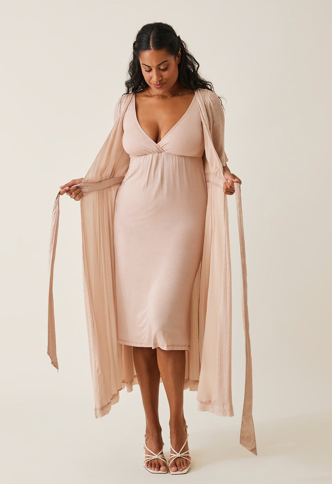 Maternity Occasion dress - Pink Champagne from Boob Design