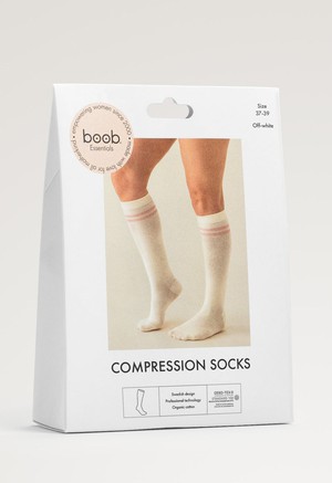 Essential compression socks - Off white from Boob Design