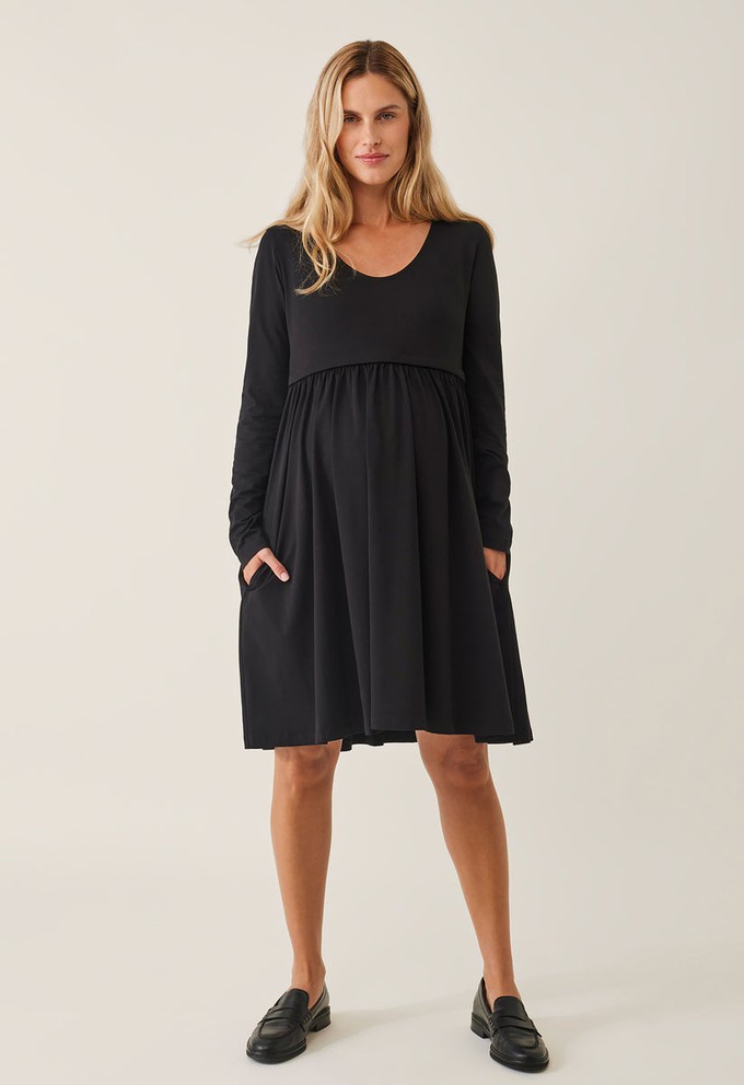 Maternity babydoll dress - Black from Boob Design