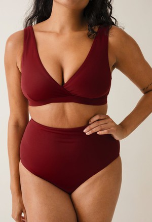 High waist maternity bikini bottom - Dark Sieanna from Boob Design