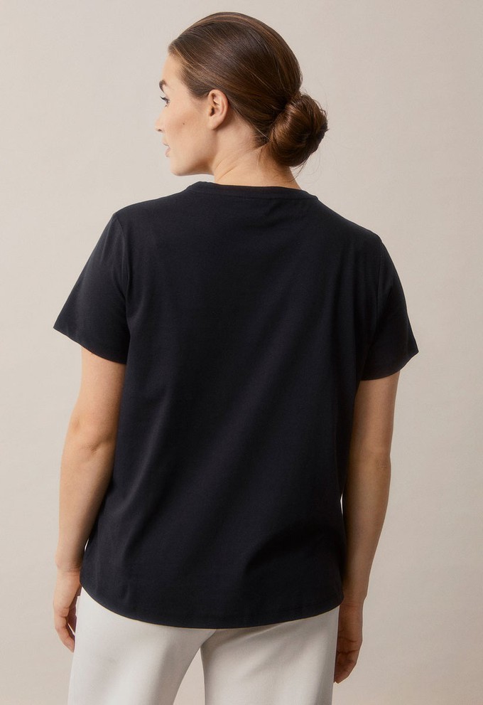 Maternity t-shirt with nursing access - Black from Boob Design