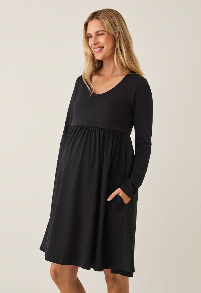 Maternity babydoll dress - Black from Boob Design