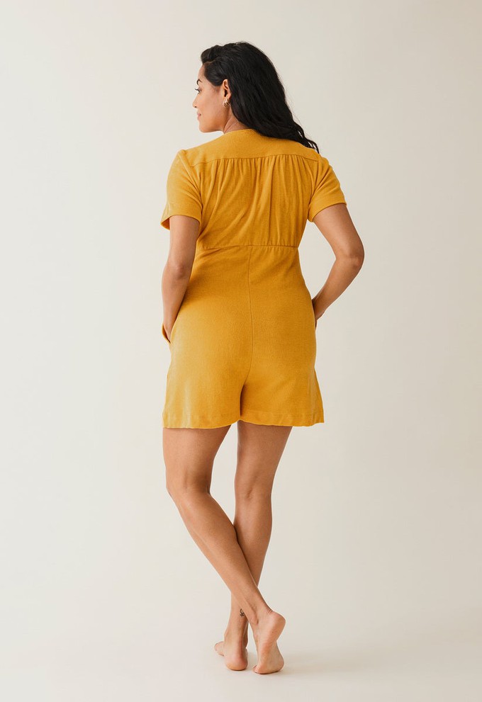 Terrycloth maternity playsuit - Sunflower from Boob Design