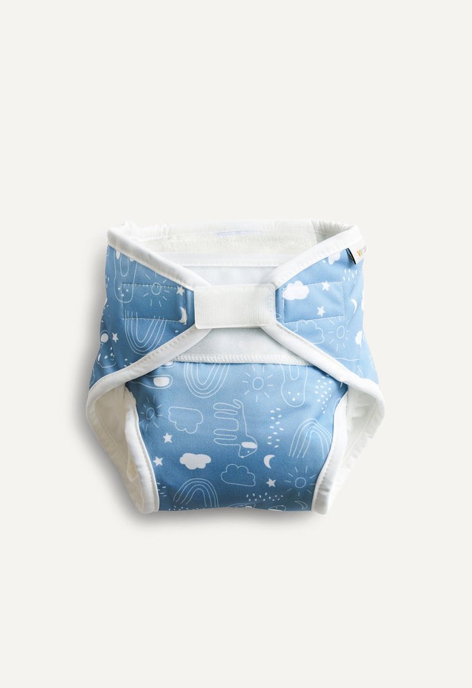 Cloth Diaper - All in One - Blue Teddy from Boob Design