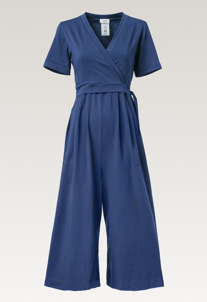 Maternity jumpsuit with nursing access - Blue from Boob Design