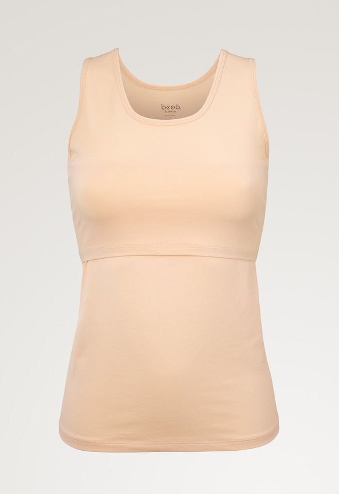 Essential nursing tank top - Beige from Boob Design