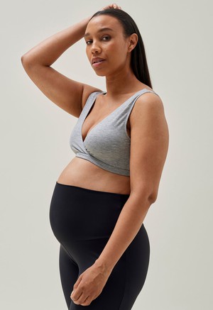 Soft nursing bra - Grey Melange from Boob Design