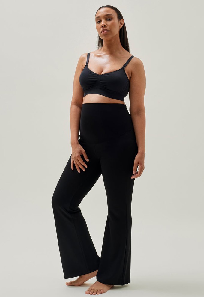 Flared maternity pants - Black from Boob Design