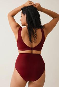 High waist maternity bikini bottom - Dark Sieanna via Boob Design