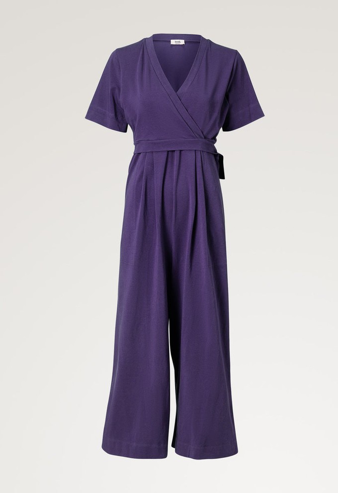 Maternity jumpsuit with nursing access - Purple from Boob Design