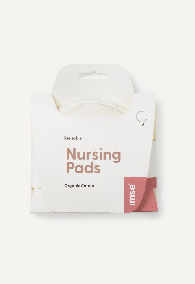 Nursing pads in organic cotton - Offwhite from Boob Design