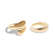 THE GO BOLD SET - 18k gold vermeil via Bound Studios