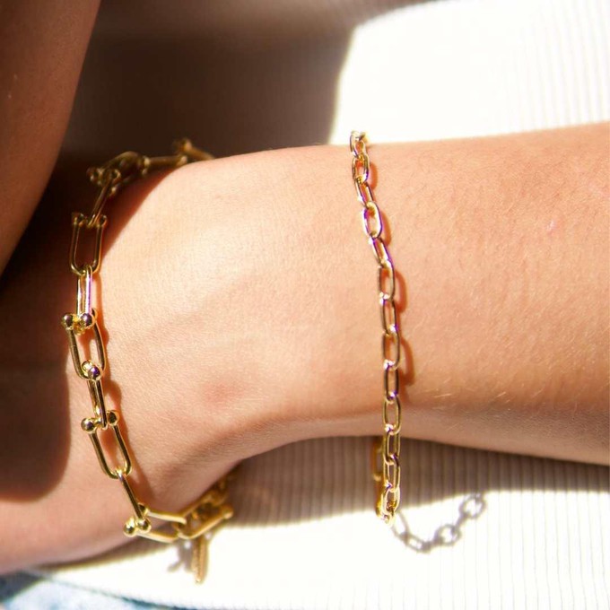 THE CHARLIE BRACELET - solid gold from Bound Studios