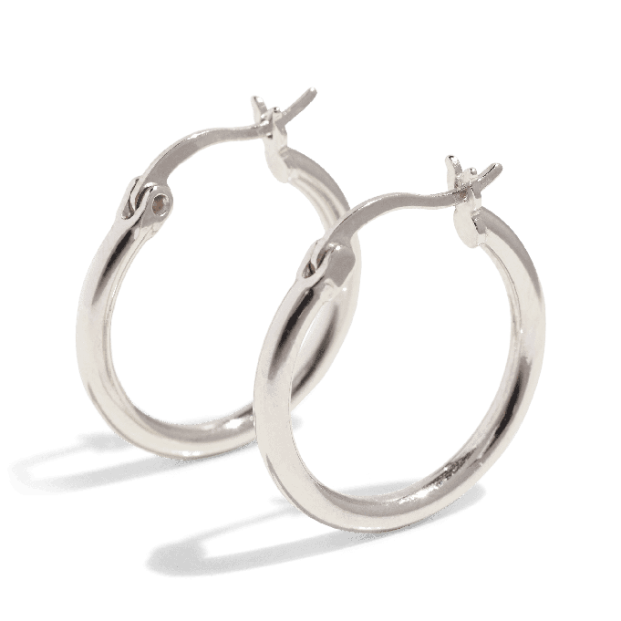 THE BASE HOOP M - sterling silver from Bound Studios