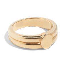 THE HARLOW RING - Solid 14k yellow gold via Bound Studios