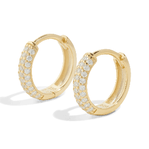 THE AURORA HOOP M - solid gold from Bound Studios