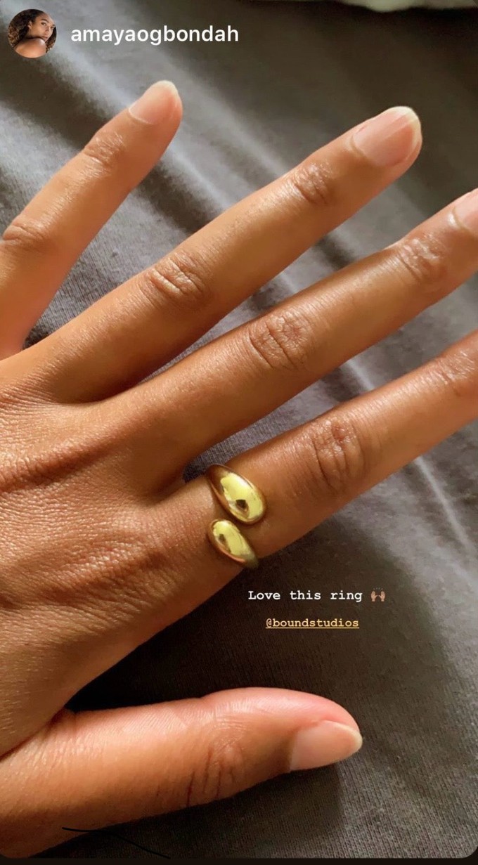 THE ONA RING - 18k gold vermeil from Bound Studios