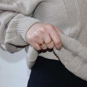 THE HARLOW RING - Solid 14k yellow gold from Bound Studios