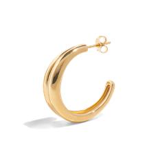 THE HARLOW HOOP L - 18k gold vermeil via Bound Studios