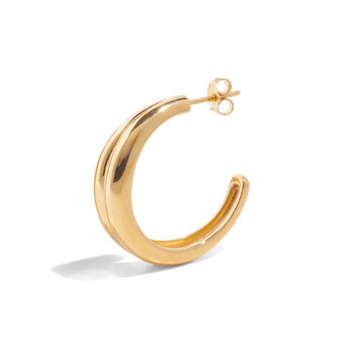 THE HARLOW HOOP L - 18k gold vermeil from Bound Studios