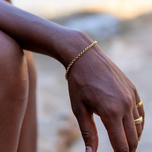 THE RILEY ROLO BRACELET - 18k gold plated from Bound Studios