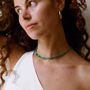 THE YUNA NECKLACE - Green quartz from Bound Studios