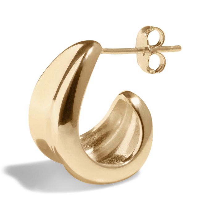 THE AVA HOOP  - 18k gold vermeil from Bound Studios