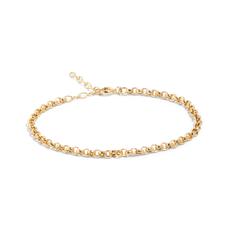 THE RILEY ROLO BRACELET - solid gold via Bound Studios