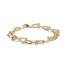 THE ANNA BRACELET - Solid 14k yellow gold via Bound Studios