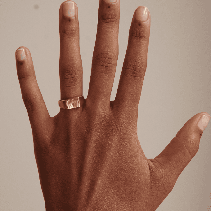 THE SPENCER RING - 18k gold vermeil from Bound Studios