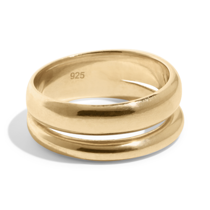 THE BOBBIE RING - 18k gold vermeil from Bound Studios