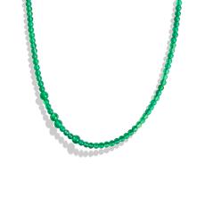 THE YUNA NECKLACE - Green quartz via Bound Studios