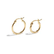 THE ESSENTIAL HOOP SET - 18k gold vermeil via Bound Studios