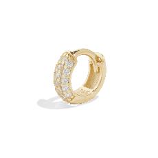 THE AURORA HOOP S - 18k gold vermeil via Bound Studios