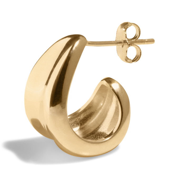 THE AVA HOOP  - 18k gold vermeil from Bound Studios