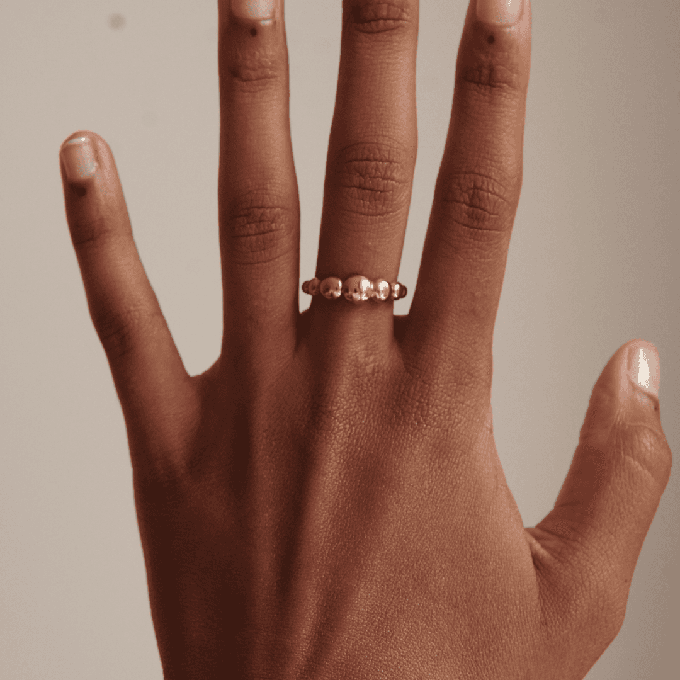 THE MILA RING - 18k gold plated from Bound Studios