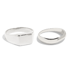 THE ESSENTIAL RING SET - sterling silver from Bound Studios