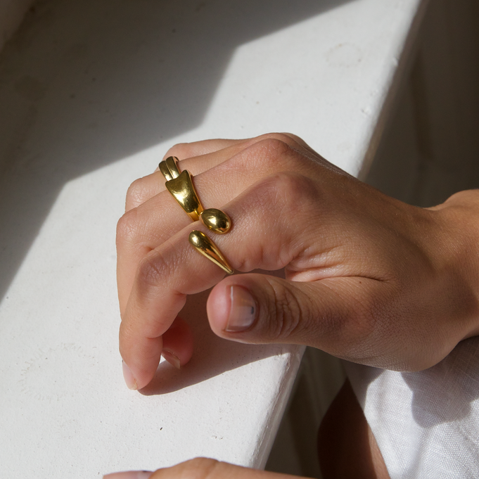 THE AVA RING - Solid 14k gold from Bound Studios